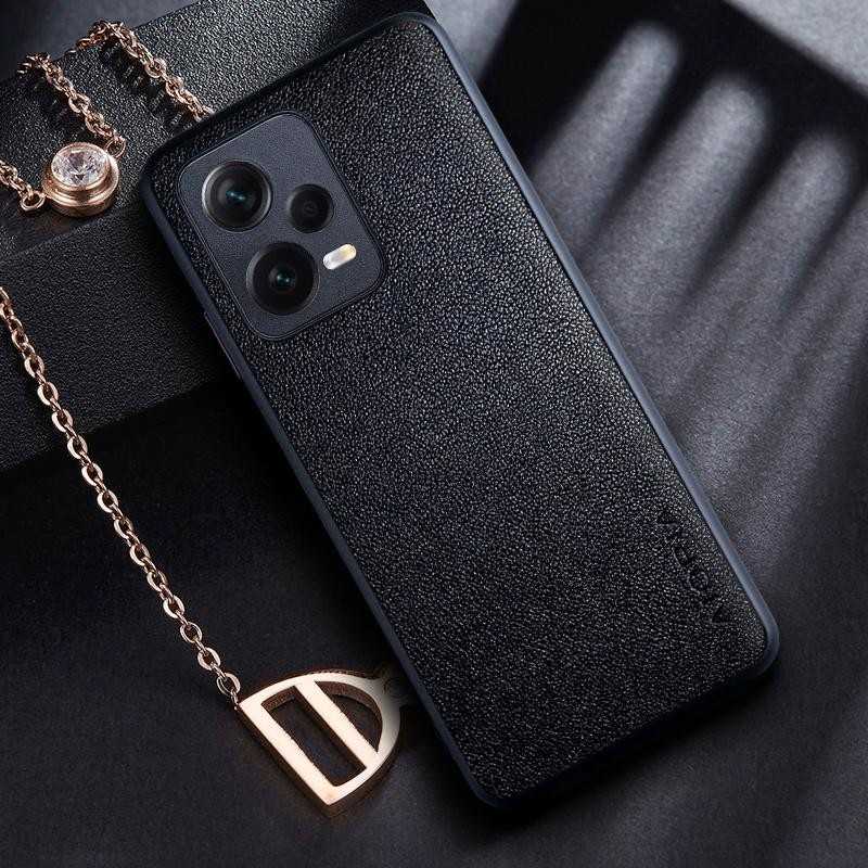 POCO X5 5G CASE LEATHER CASE AIORIA LEATHER COVER SILIKON SOFTCASE