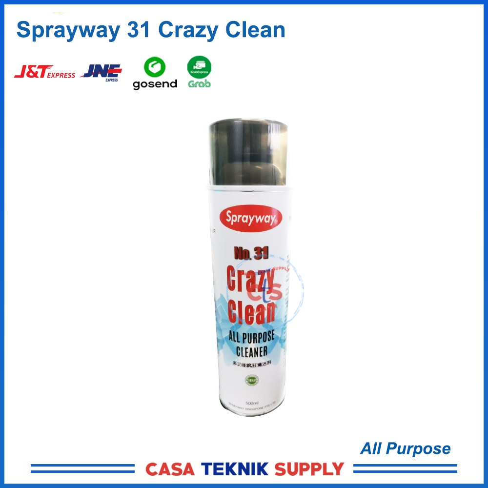 Sprayway 31 Crazy Clean All Purpose Cleaner Made in USA garment