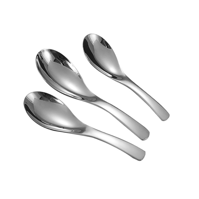 ORI 304 (harga satuan)Sendok Bebek/Sendok Bebek Korea/Sendok Makan/Sendok Kuah/Sendok Bubur/Sendok Es Buah/Sendok Sup Bahan Stainless Super tebal