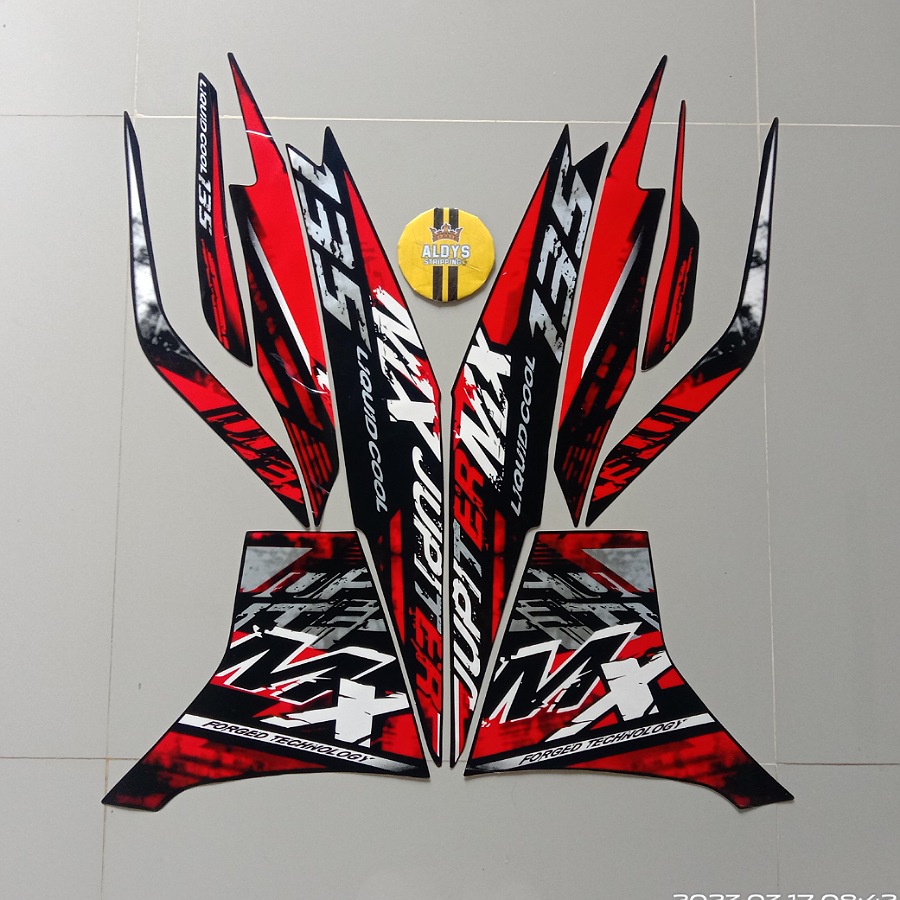 stiker motor stiker list body motor yamaha jupiter MX 135 2014