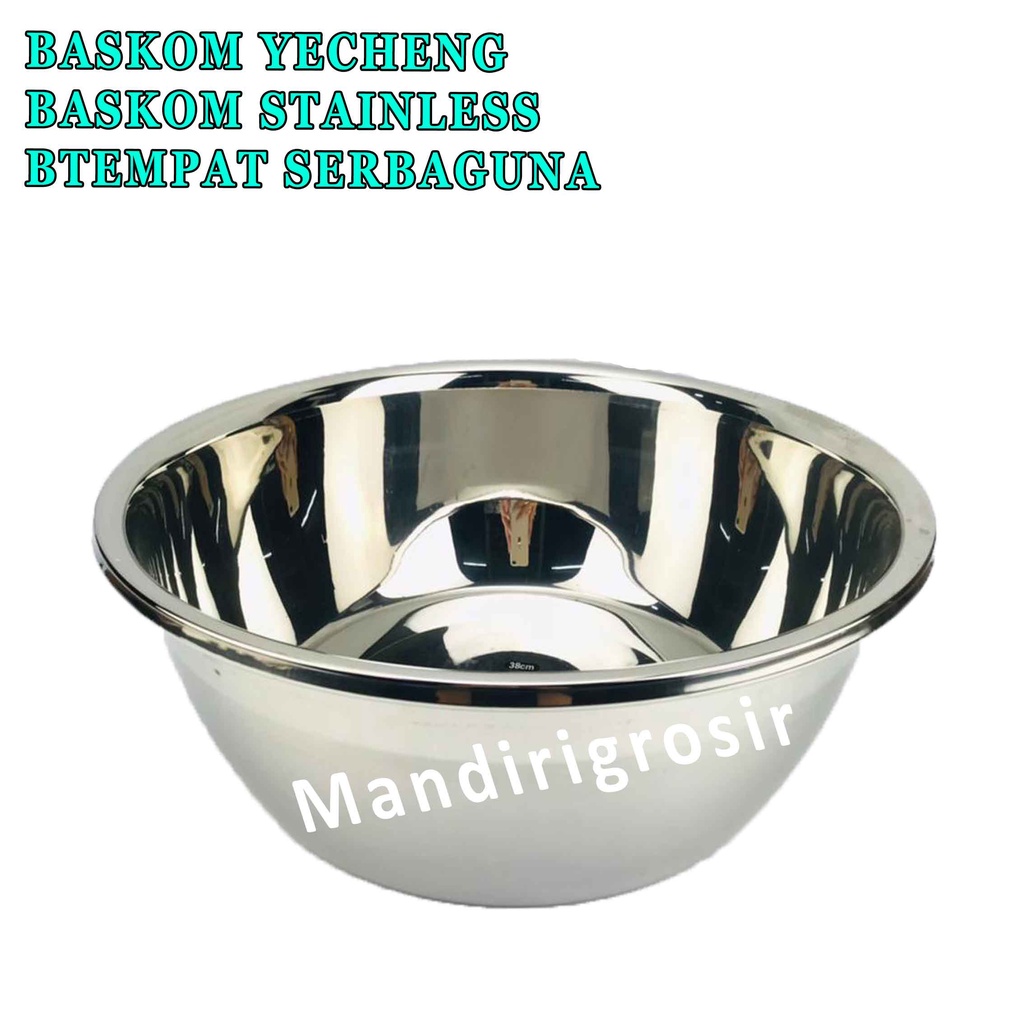 Baskom Stainless* Baskom Yecheng* Baskom Serbaguna* 38cm