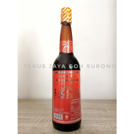 

Minyak Wijen Oh Guan Hing 600ml Gojek Grab Only