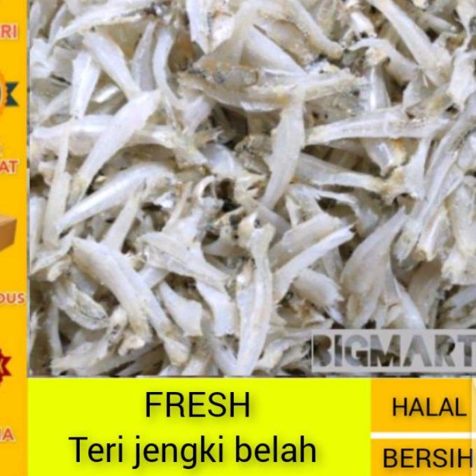 

✤ Ikan asin teri jengki belah super fresh 1kg ❊