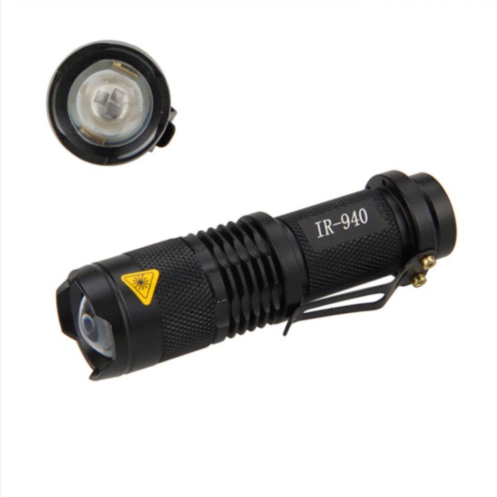 Terlaris Senter Infrared 940Nm 5W Ir Flashlight Infra Red Invisible Eyes