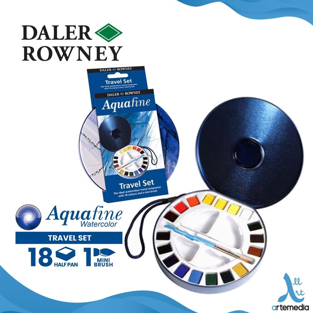 

Cat Air Daler Rowney Aquafine 18 Half Pan Travel Tin Watercolor Set