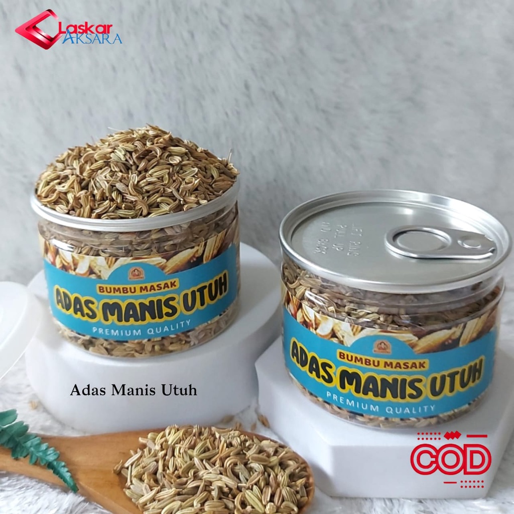 

Can - Rempah Adas Manis Utuh Bumbu Gulai Fennel Seeds / Premium