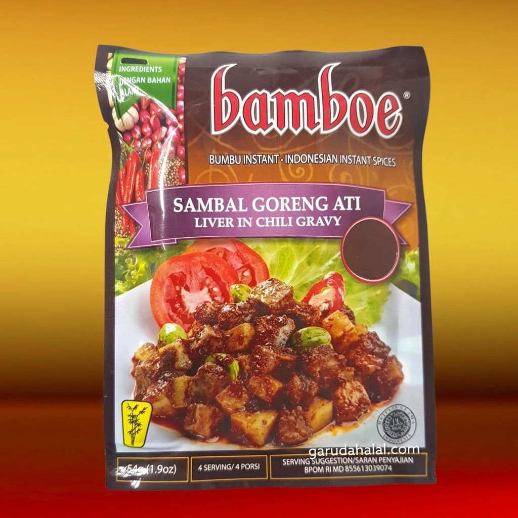 Bumbu Bamboe Sambal Goreng Ati 54 Gr Halal