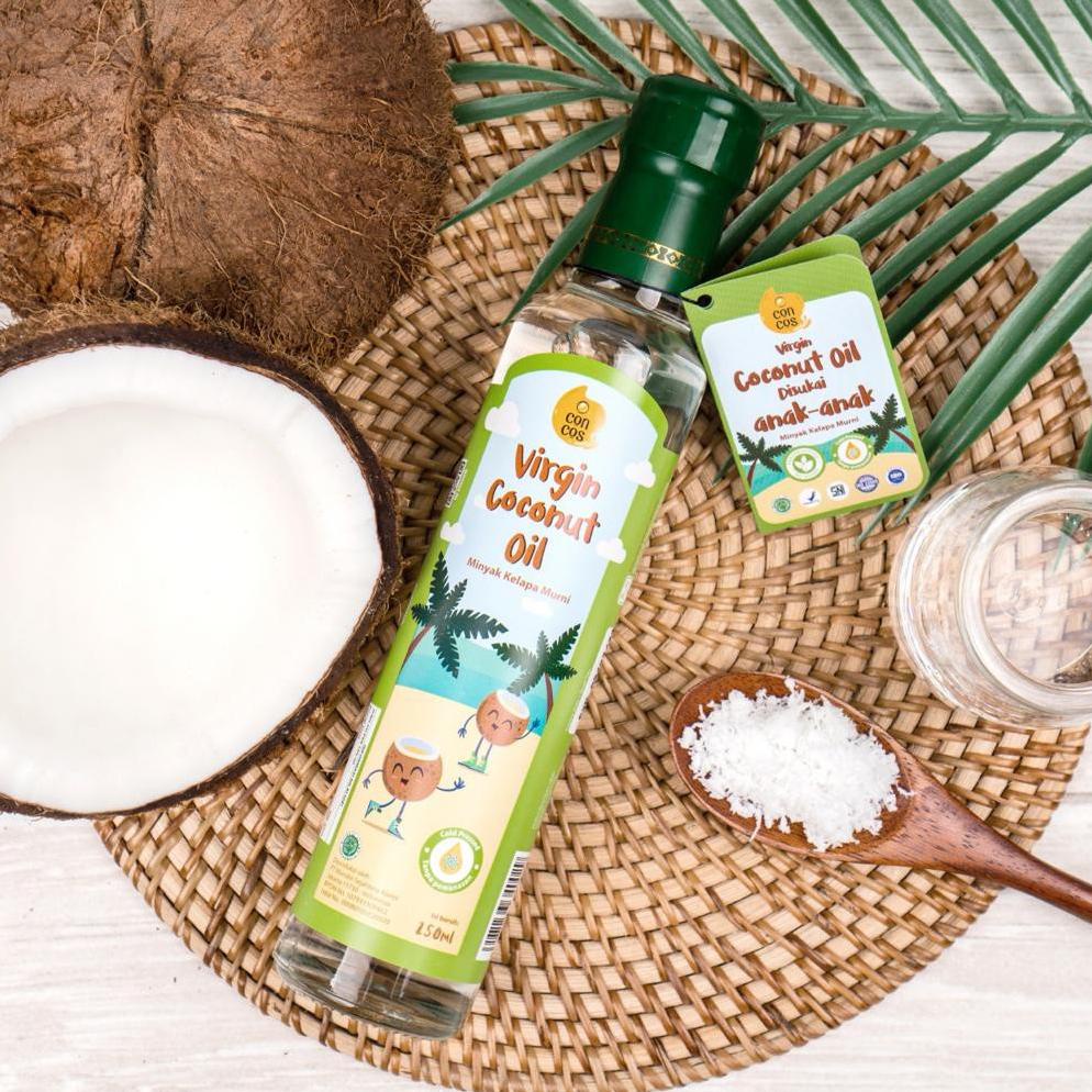 

Castle - Yummy Bites Kiddy Extra Virgin Olive Oil 250ml - CONCOS Virgin Coconut Oil 250ml - Minyak Masak MPASI Bayi