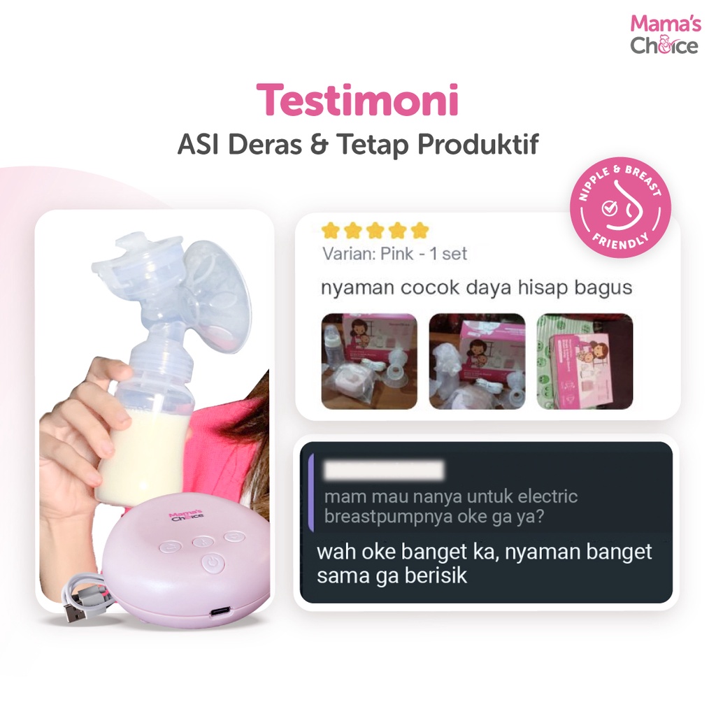 Pompa ASI Electric | Single & Handy Electric Breast Pump Mama's Choice Image 5