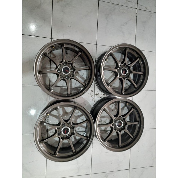 velg mobil bekas hsr hiroshima ring 16x7 pcd 4x100/114,3