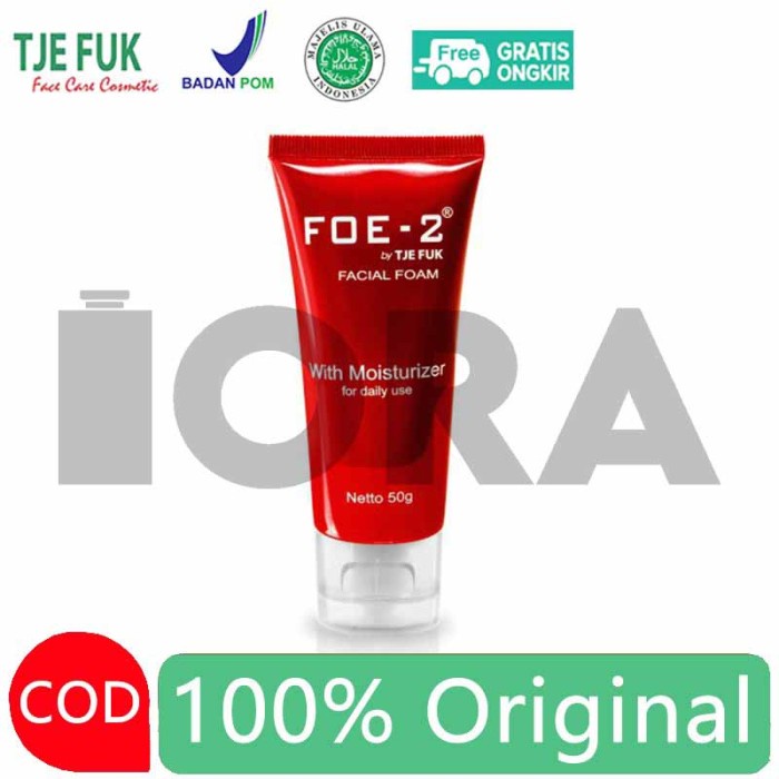 Tje Fuk FOE 2 Facial Foam MOISTURIZER 50g - Sabun Wajah