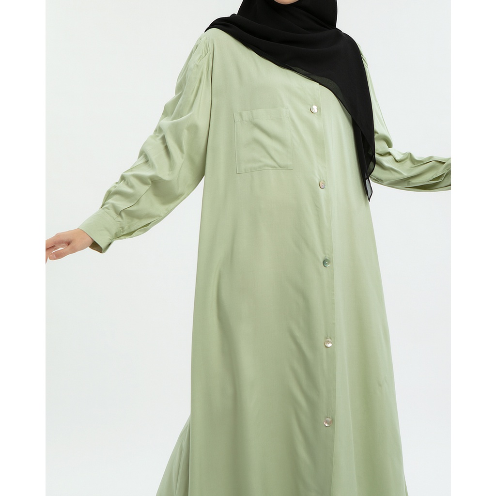 Cottoncut Lean Dress Wanita Long Tunik