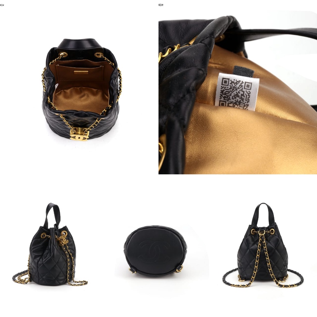 Ch Small Backpack Gold Hardware 99040