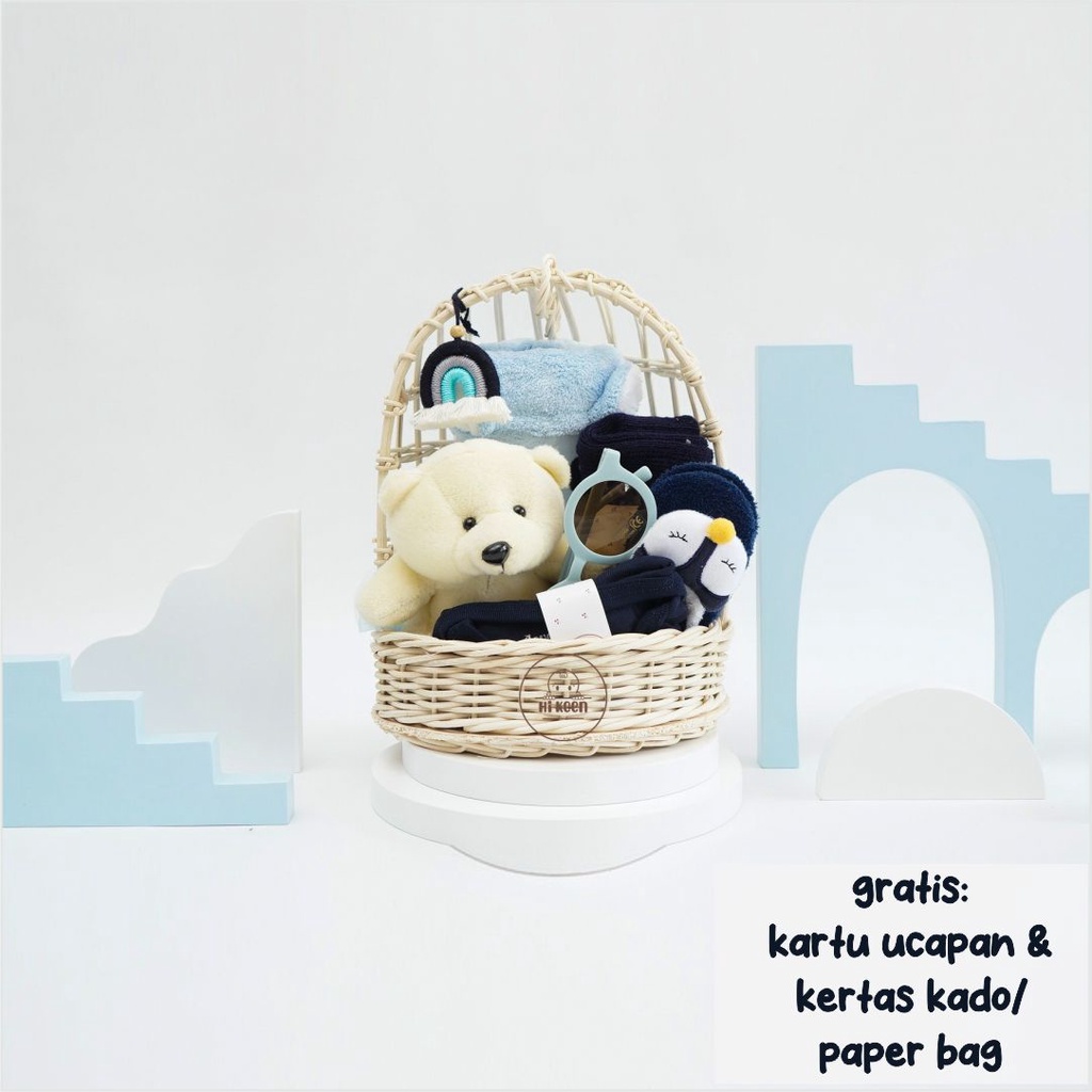 [Hikeen] baby hampers kado lahiran premium baby boy baby girl towel series baby gift set mewah handuk dan alat mandi