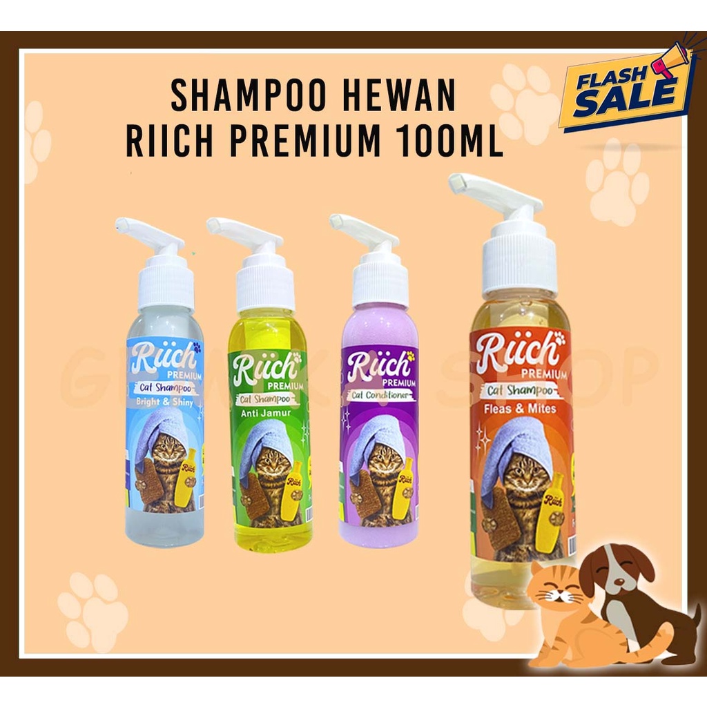 SHAMPOO HEWAN RIICH 100ML [ SHAMPOO KUCING ]