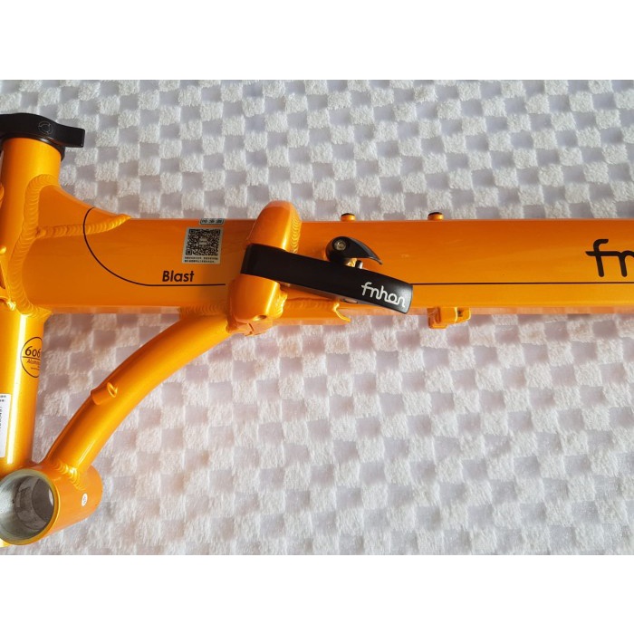 Frame Fork plus Handlepost Fnhon Blast Orange oren Discbrake 20 22 inc