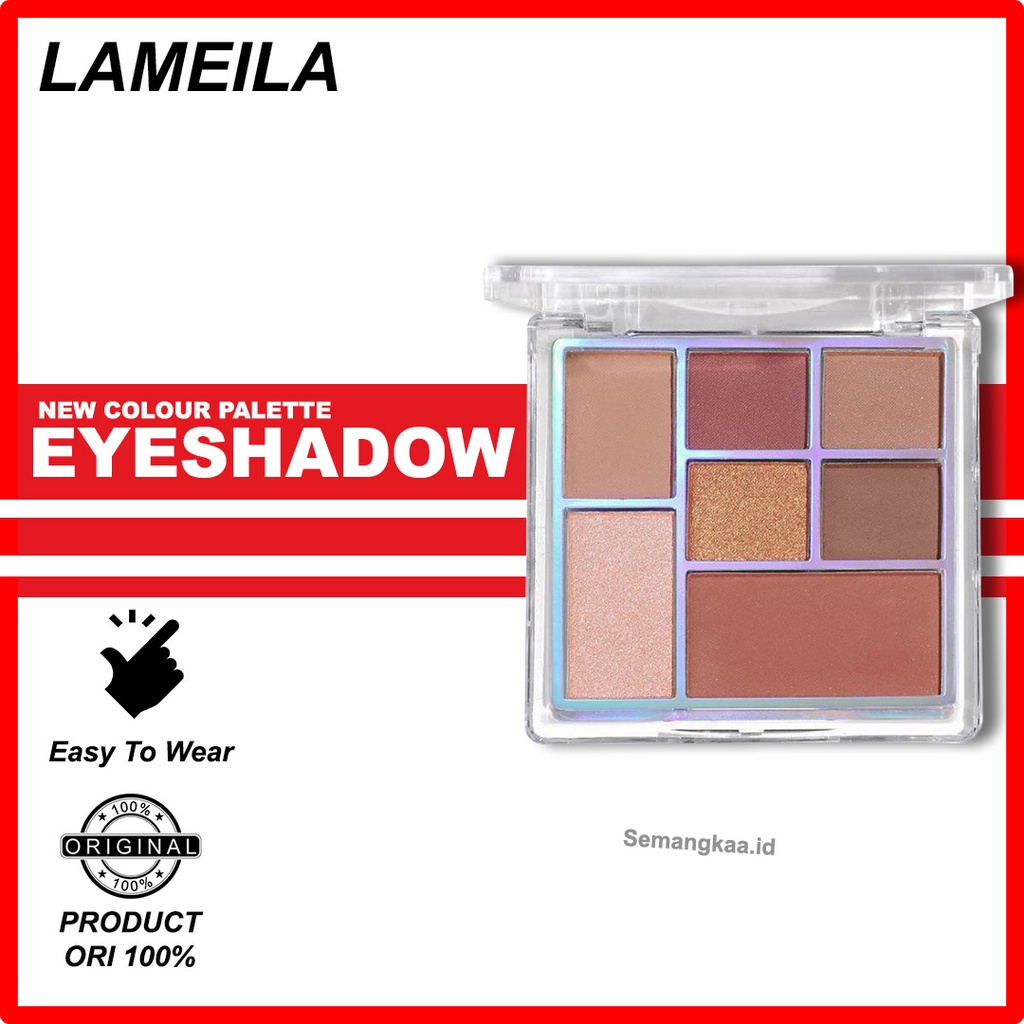 LAMEILA Eyeshadow Sakura 7 Colors Pallete City LA045