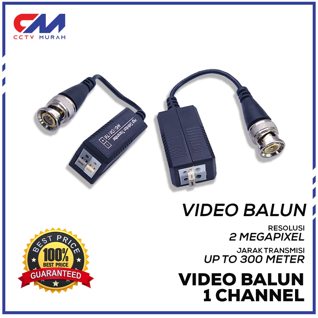 BALUN 1CH AHD/TVI/CVI TERMURAH