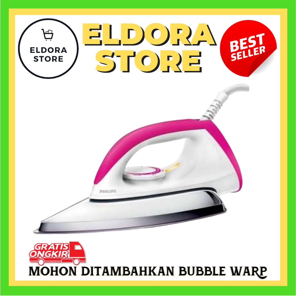 PHILIPS SETRIKA LISTRIK HD 1173 CLASSIC 350 WATT | SETRIKA PHILIPS CLASSIC | SETRIKA