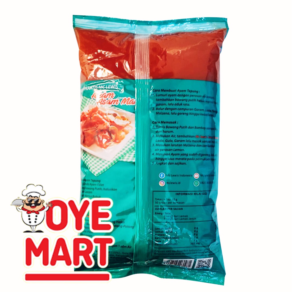 MCLEWIS TOMATO SAUCE 1KG SAUS TOMAT HARGA EKONOMIS