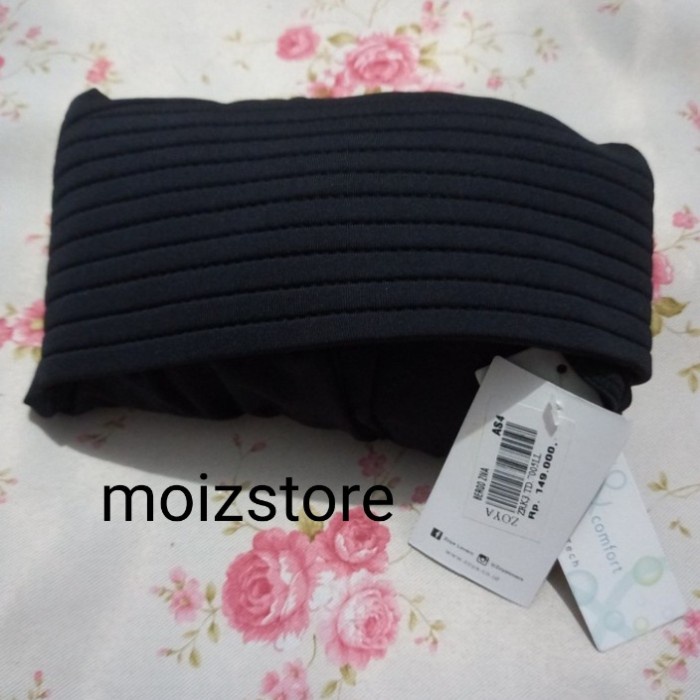 MURAH Zoya Jilbab Hijab Bergo Kerudung Instan Instant Ziva Terbaru Ori Zoya - Hitam