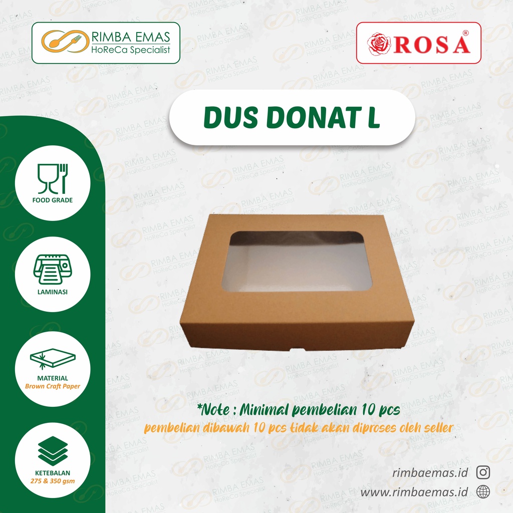 

DUS DONAT (DUS KRAFT / DUS BROWN KRAFT JENDELA / DUS SNACK / DUS ROTI / DUS LAMINASI)