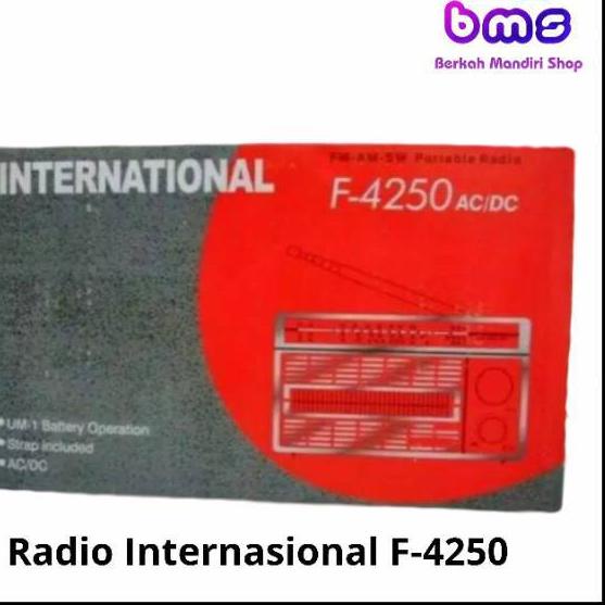 ☜ Radio Internasional F-4250 // CR-4250 // Radio Jaman Dulu ➹