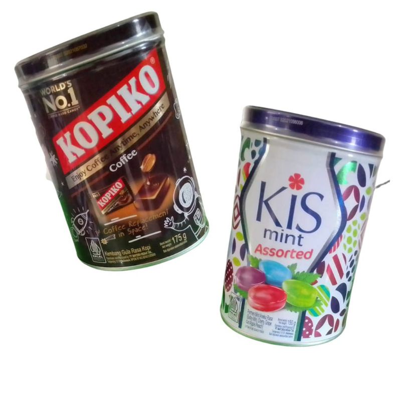 

Permen Kopiko kaleng/kiss mint /Tamarin kaleng 150 g