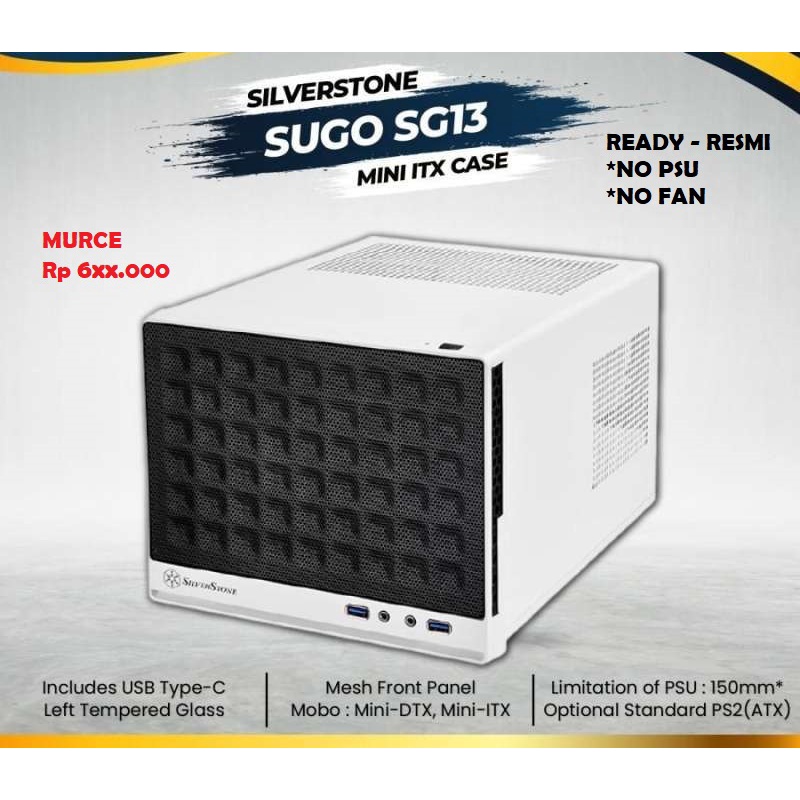 Case/Casing PC/Komputer Mini ITX Silverstone Sugo SG13