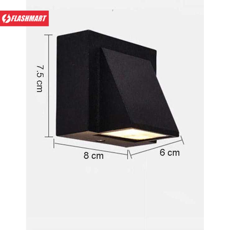 Flashmart Lampu Dinding Hias Outdoor Waterproof Light LED 3W Warm White - WD079