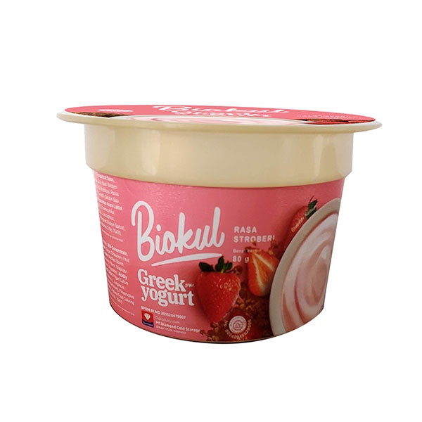 BIOKUL GREEK YOGURT STRAWBERRY 80 GR