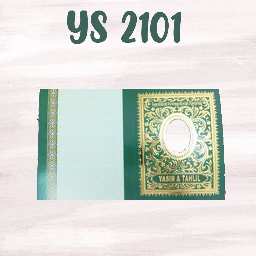 

Cover Yasin YS 2101 Blangko Cover Buku Yasin HARGA MURAH & BERKUALITAS