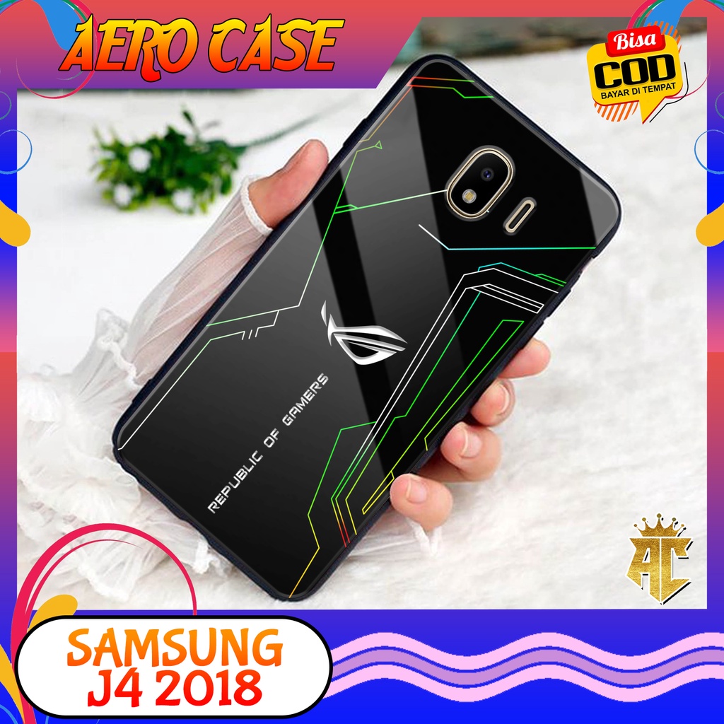 CASE SAMSUNG J4 2018 - Casing SAMSUNG J4 2018 Terbaru AERO STORE [ MOTIF ROG ] Silikon - Case Hp - C