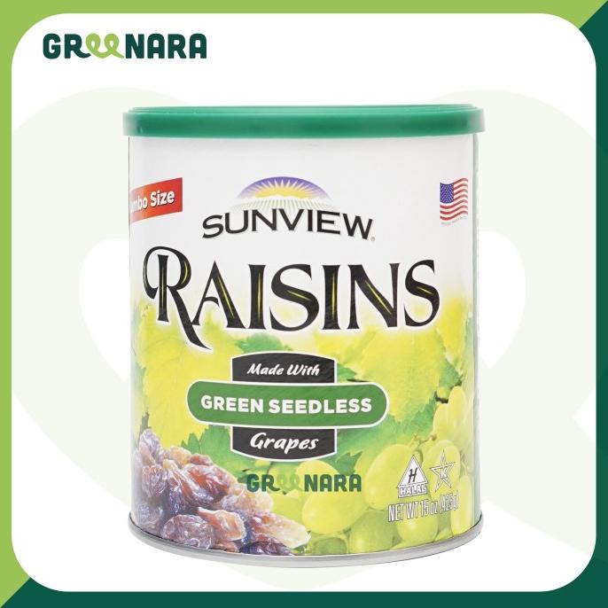 

Sunview Raisin Green Seedless 425gr / Kismis Hijau 425 gram ghe01