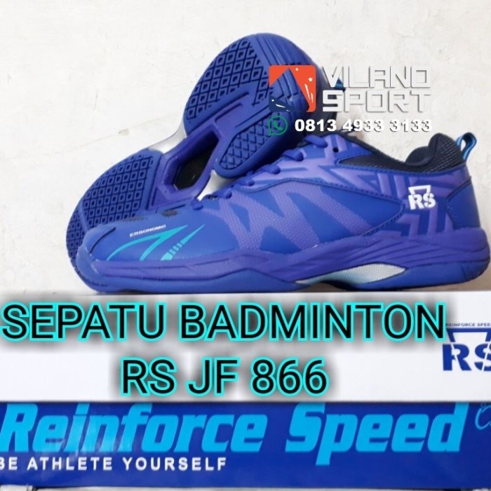 {MentariStore} Sepatu Badminton RS JF 866 Original - Biru 37 Murah