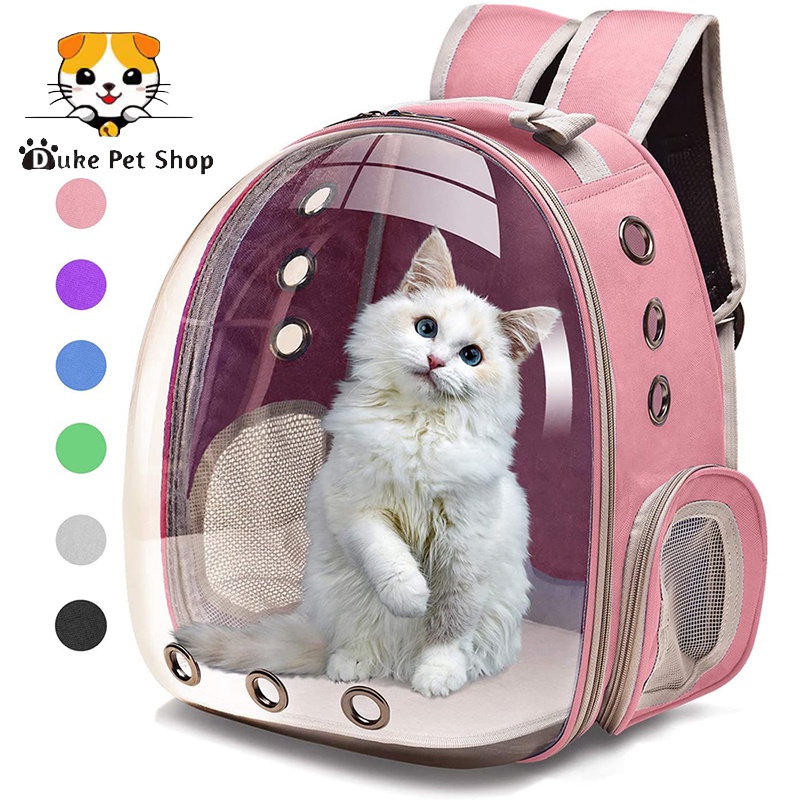 Tas Kucing Murah Anjing Tas Transparan Pet Cargo Tas Ransel Hewan atau Travel Bag Nyaman dan Anti Air Cat Bag Pet Bag aksesoris hewan peliharaan