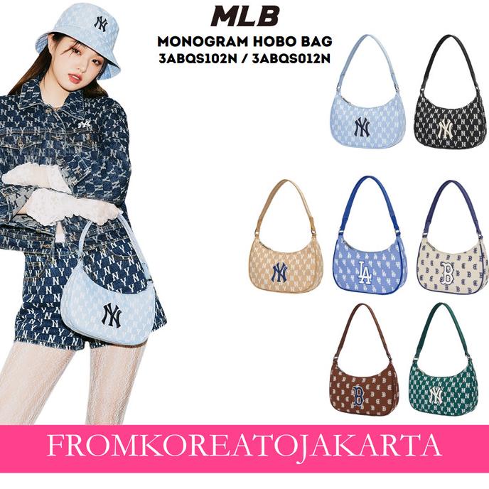 Big Sale Mlb Monogram Hobo Bag Ny Yankees Original
