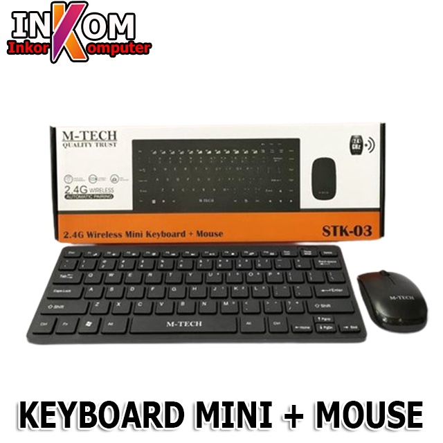 Keyboard Mini Wirelles + Mouse STK03