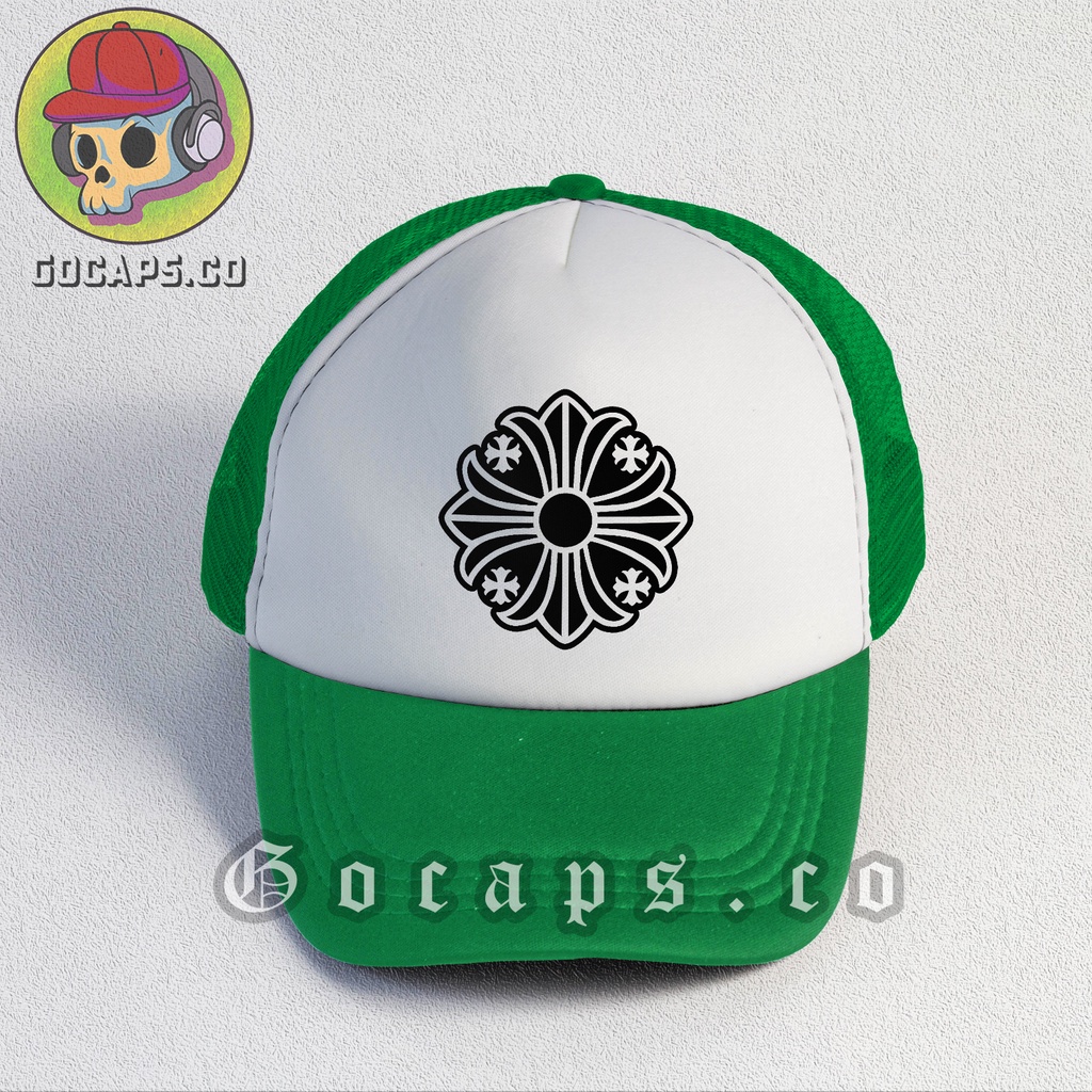 Gocaps - Topi Jaring Trucker Chrome Unisex (Premium Quality) - Patch