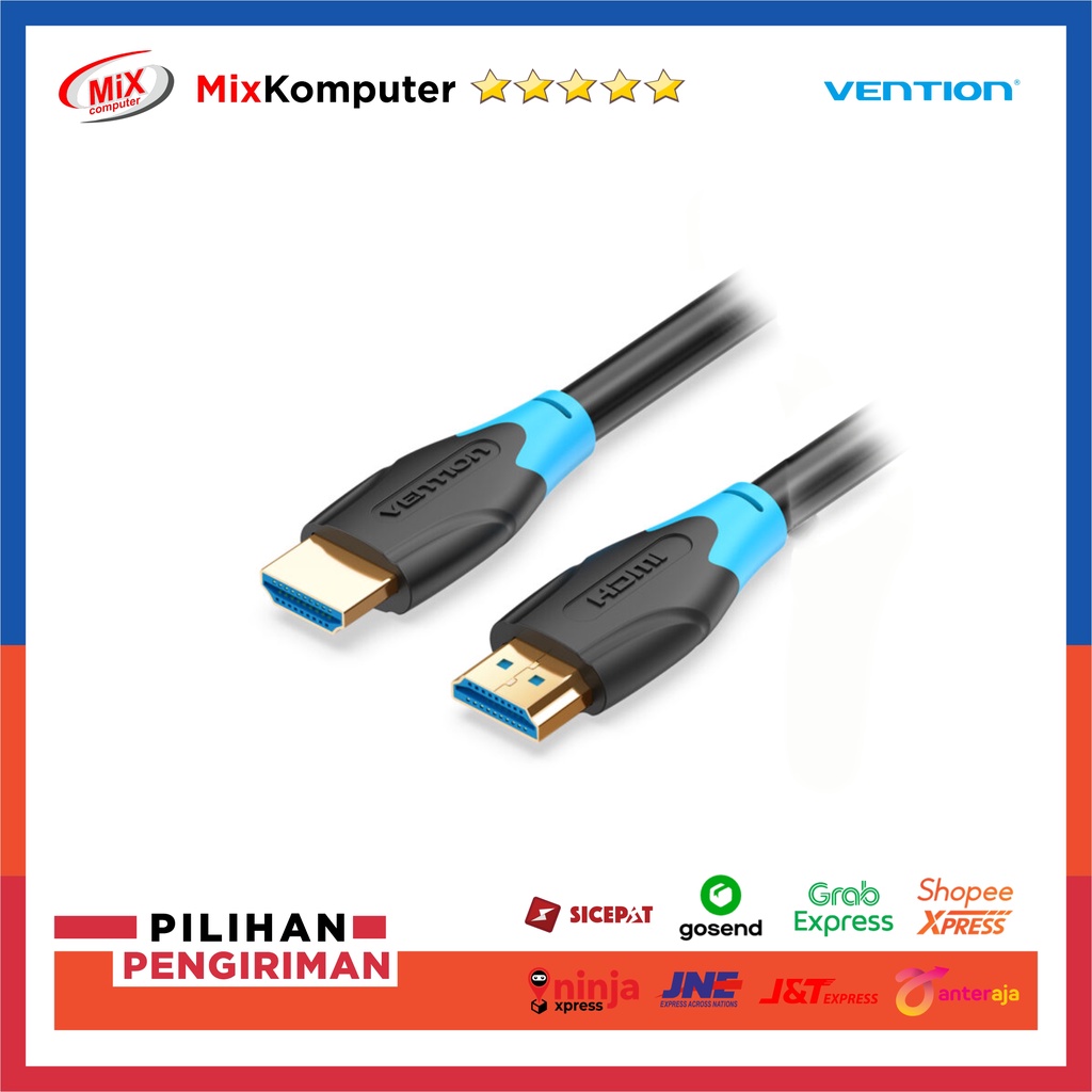 Kabel HDMI Vention v2.0 Support 4K Bulat AACBJ 1.5Meter