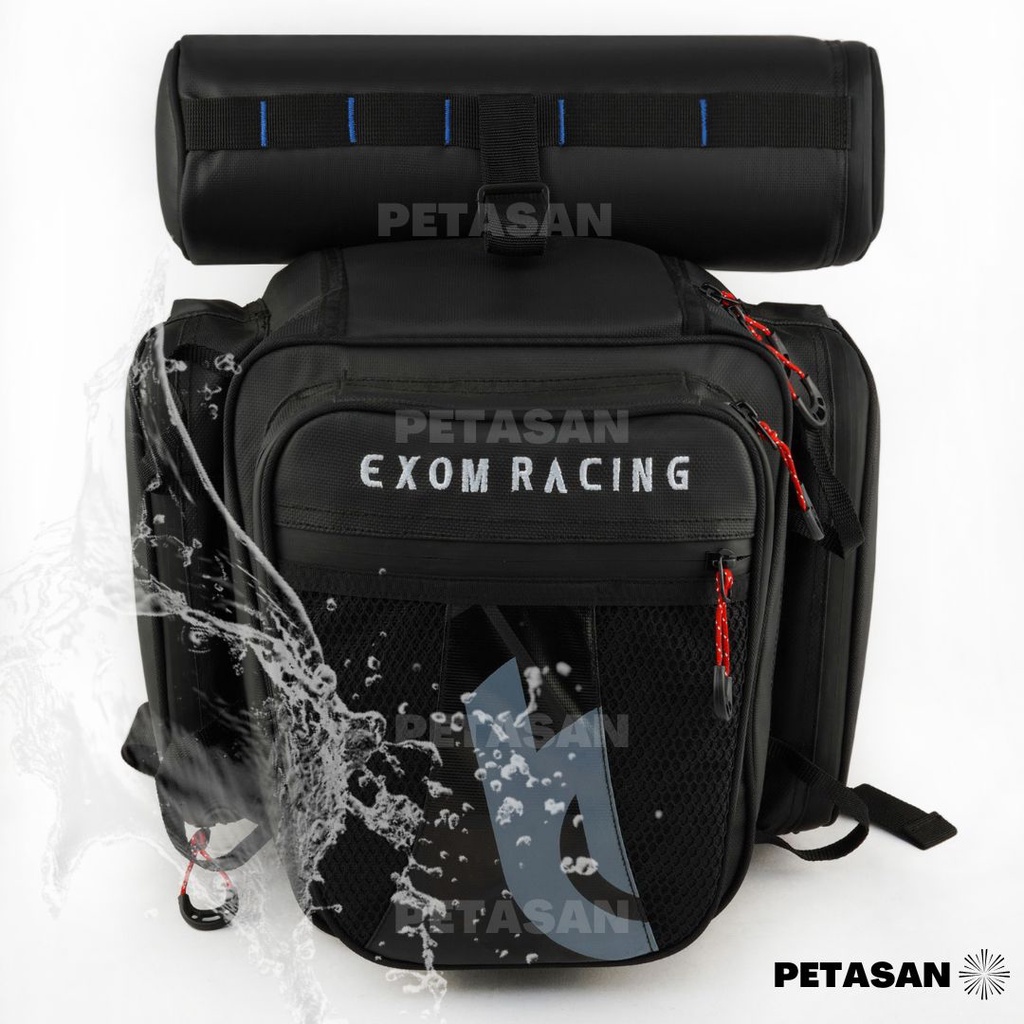 PTS -  DEFENDER - TAS MOTOR ENDURO BAGASI BELAKANG OFF ROAD TAS RACING - TAS TRAIL - MOTORCYCLE SADDLE BAG - EXOM BOX 01 - TAS BAGASI MOTOR