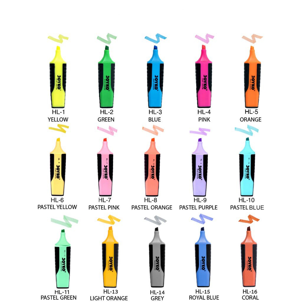 

Joyko Highlighter Penanda Berwarna |VR
