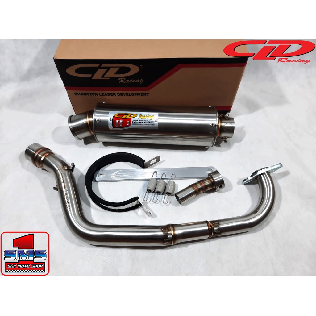 KNALPOT CLD RACING MIO J/MIO M3/MIO 125/SOUL GT 125/XRIDE/XEON RC/XEON GT TYPE C1 OVAL C1 BULAT