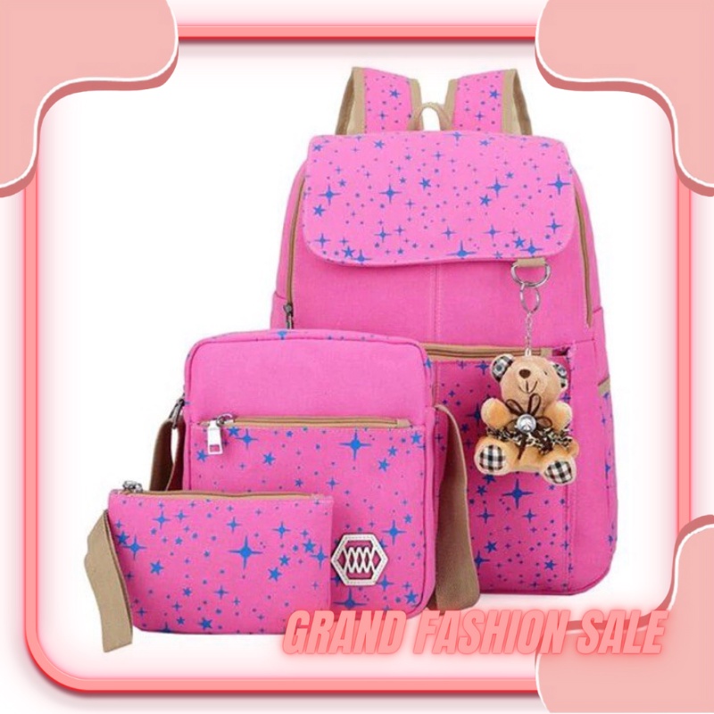 [LOKAL] DOMMO - D1246 TAS KLIPE - Tas Ransel Backpack Korea Fashion Morymony