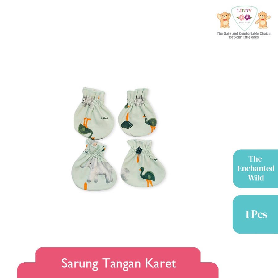 Sarung Tangan &amp; Kaki Set Libby Motif The Enchanted Wild (1pcs/set)