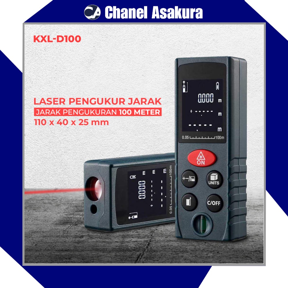 Pengukur Jarak Laser Distance Meter - KXL-D40/D100