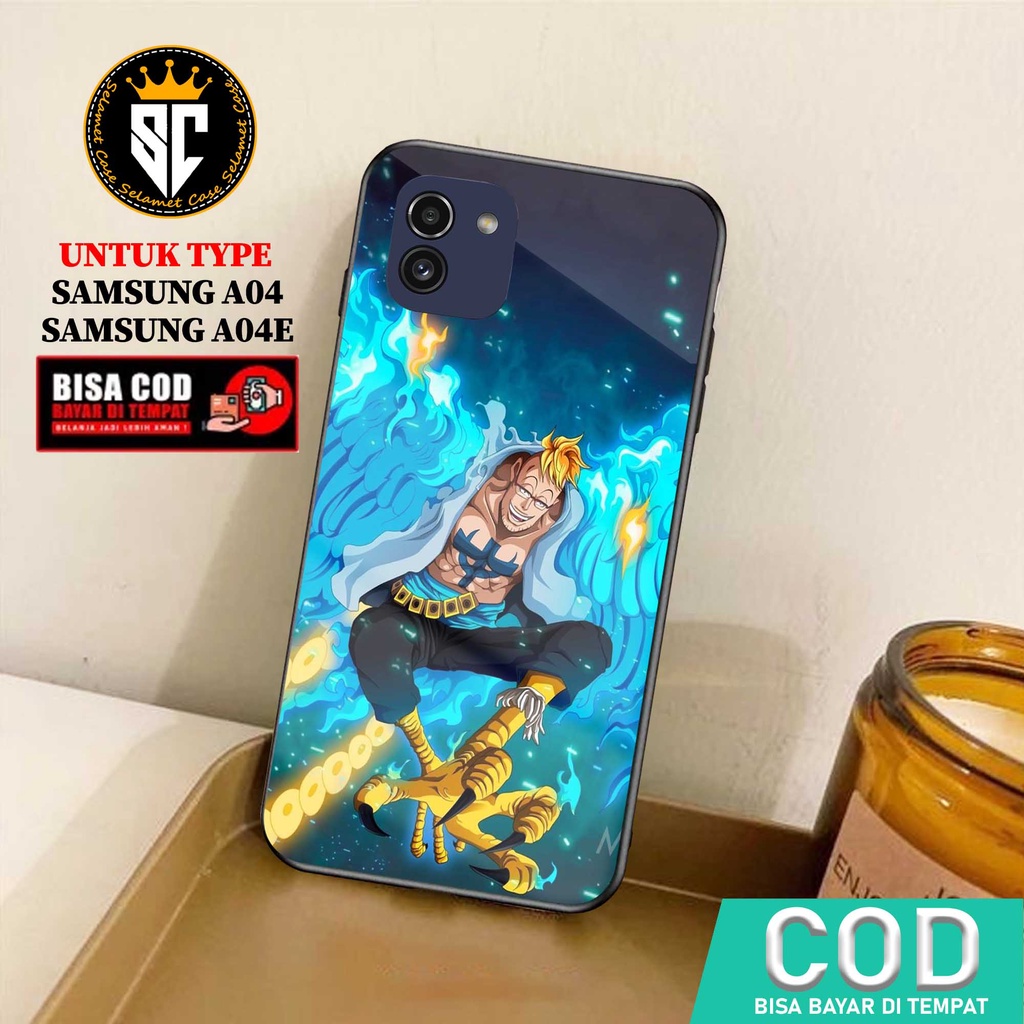 Case Samsung A04 A04E Casing Samsung A04 A04E Selamet Case [Wanpis] Softcase Glass - Hardcase Glossy