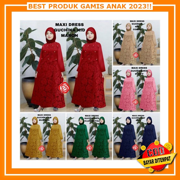 Gamis Anak Sakina Kids Model Terbaru Murah Cantik Lucu Dan Bagus Set Kerudung 2022 Baju Ngaji Peremp