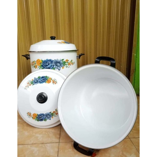 Panci Stock Pot Enamel Panda Maspion/Panci Enamel/Panci Stock Pot/Panci Serbaguna/Panci