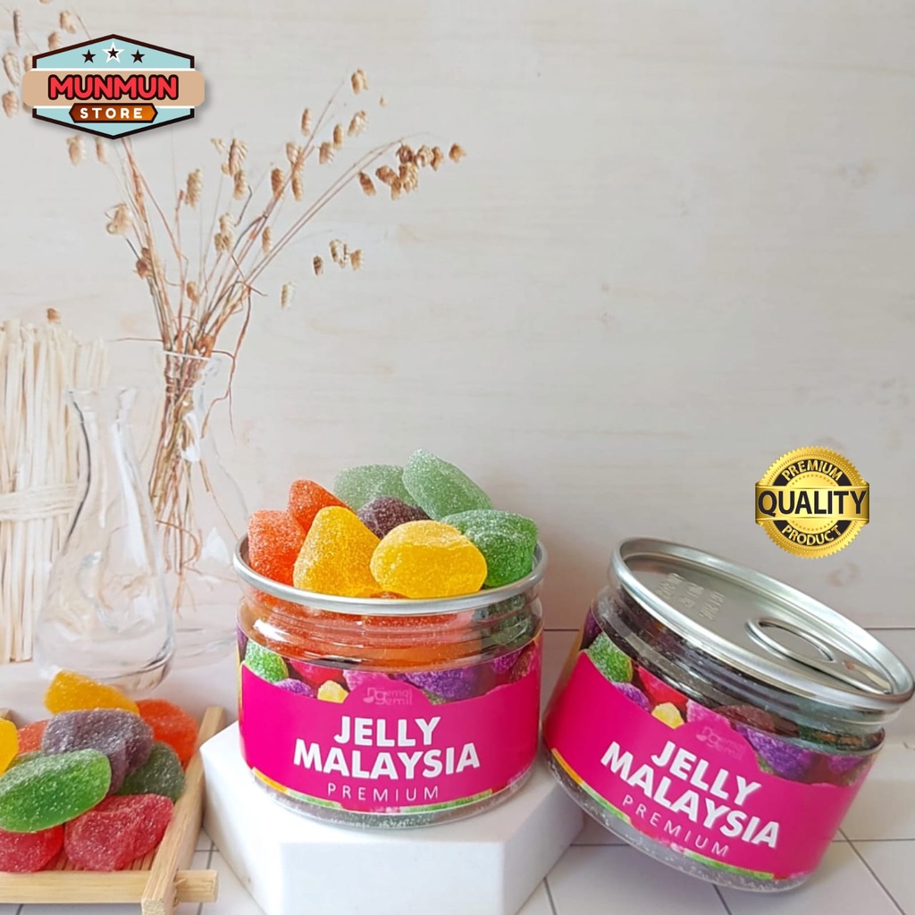 

Pet Can Jelly Malaysia Jelly Rasa Buah Jelly Kenyal Balut Gula Kualitas Premium